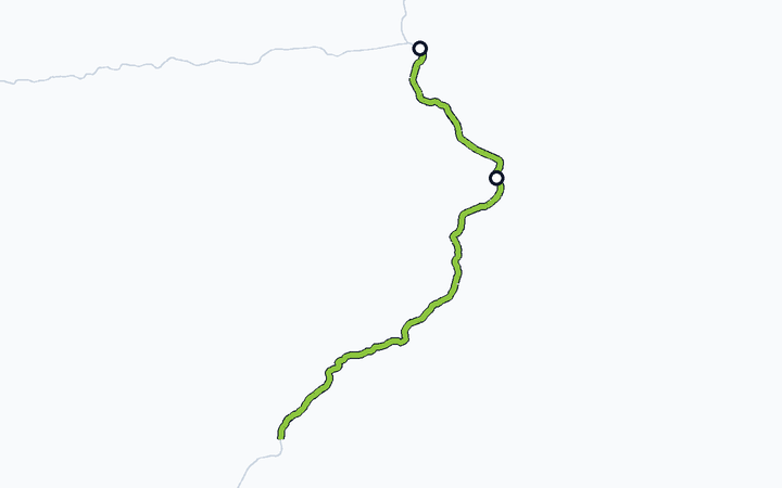 牟岐線（徳島～阿南）の路線図（四国旅客鉄道）