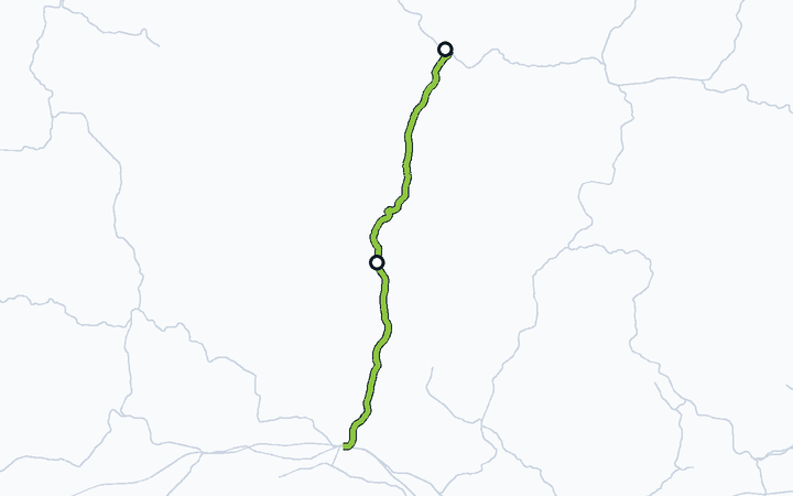 播但線（和田山～寺前）の路線図（西日本旅客鉄道）