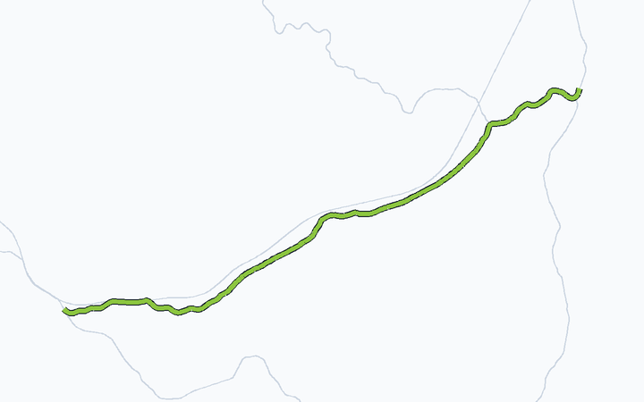 岩徳線（岩国～櫛ヶ浜）の路線図（西日本旅客鉄道）