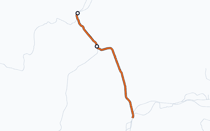 北陸線（近江塩津～敦賀）の路線図（西日本旅客鉄道）