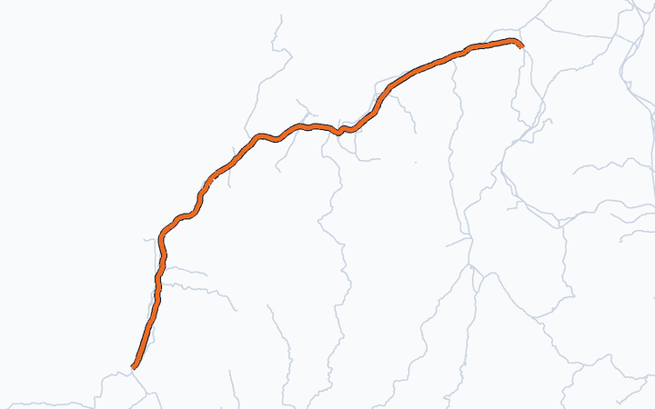 北陸新幹線（上越妙高～金沢）の路線図（西日本旅客鉄道）