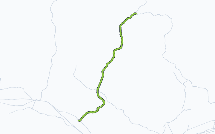 加古川線（加古川～谷川）の路線図（西日本旅客鉄道）