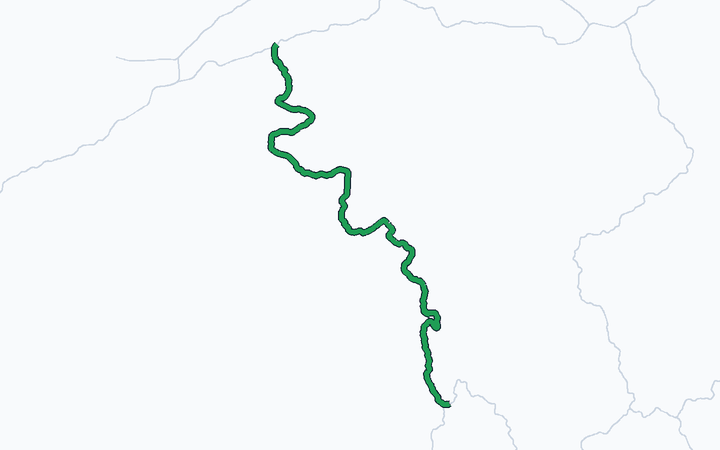 木次線（宍道～備後落合）の路線図（西日本旅客鉄道）