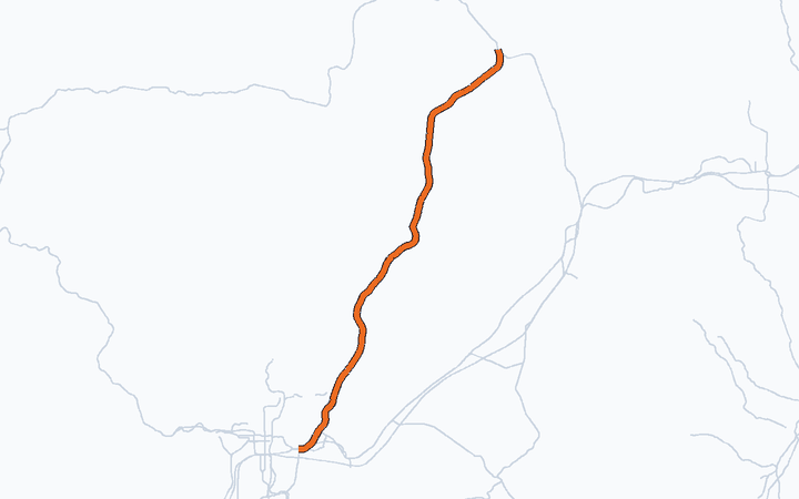 湖西線（山科～近江塩津）の路線図（西日本旅客鉄道）