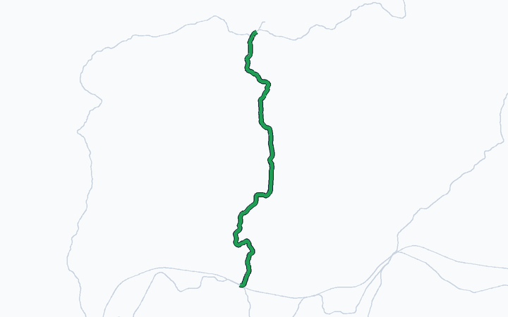 美祢線（厚狭～長門市）の路線図（西日本旅客鉄道）