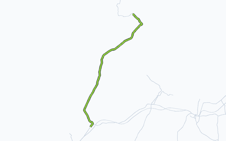 七尾線（津幡～和倉温泉）の路線図（西日本旅客鉄道）