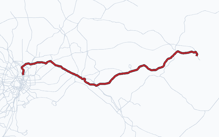 本線の路線図（京成電鉄）