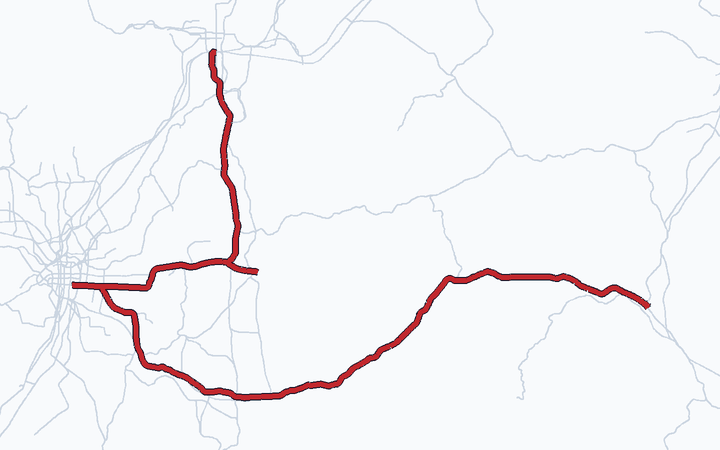 大阪・京都・奈良線の路線図（近畿日本鉄道）