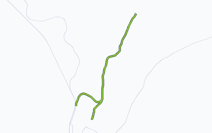 熊本電気鉄道 全線の路線図（熊本電気鉄道）