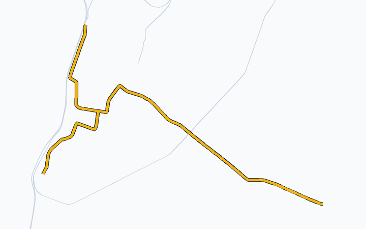 熊本市 全線の路線図（熊本市）