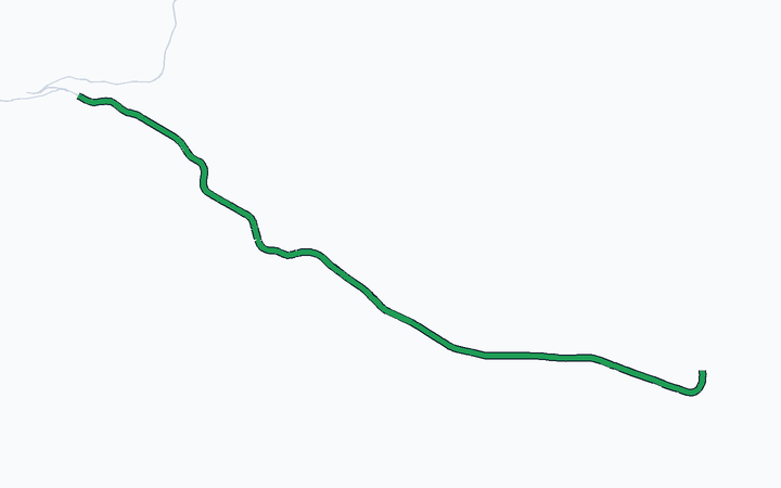 南阿蘇鉄道 全線の路線図（南阿蘇鉄道）