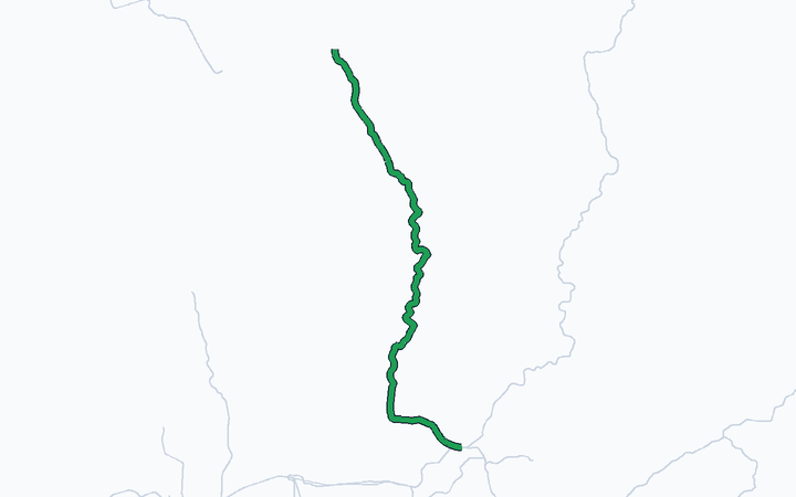 長良川鉄道 全線の路線図（長良川鉄道）