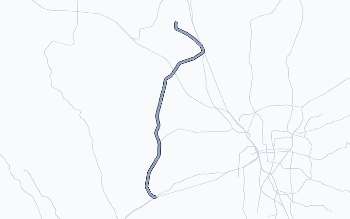 尾西線の路線図（名古屋鉄道）