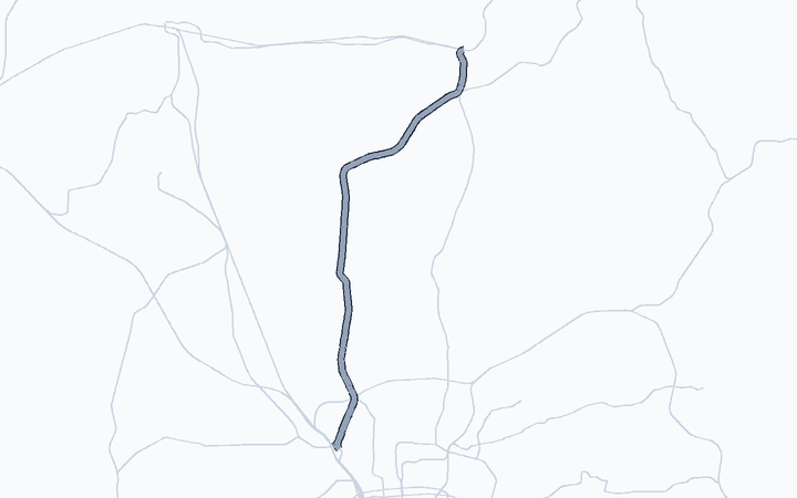 犬山線の路線図（名古屋鉄道）