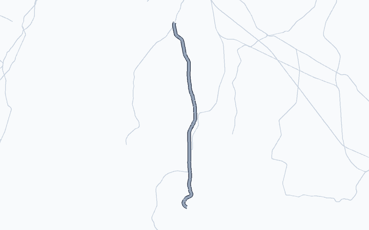 河和線の路線図（名古屋鉄道）