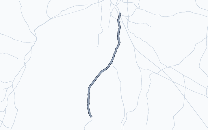 常滑線の路線図（名古屋鉄道）