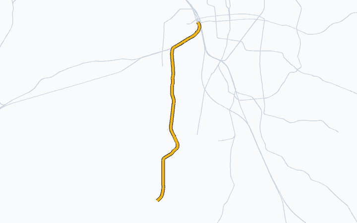 名古屋臨海高速鉄道 全線の路線図（名古屋臨海高速鉄道）