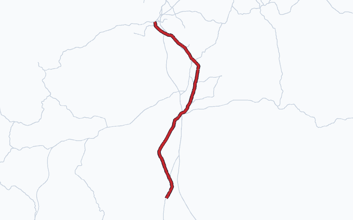 天神大牟田線の路線図（西日本鉄道）