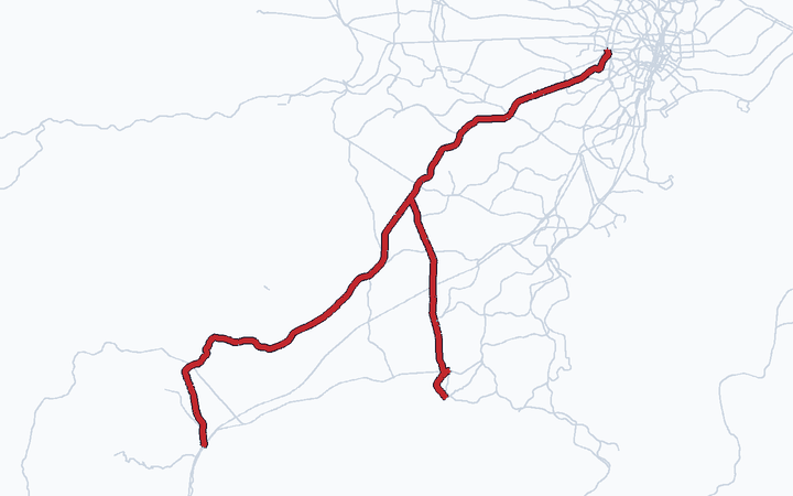 小田原線・江ノ島線の路線図（小田急電鉄）