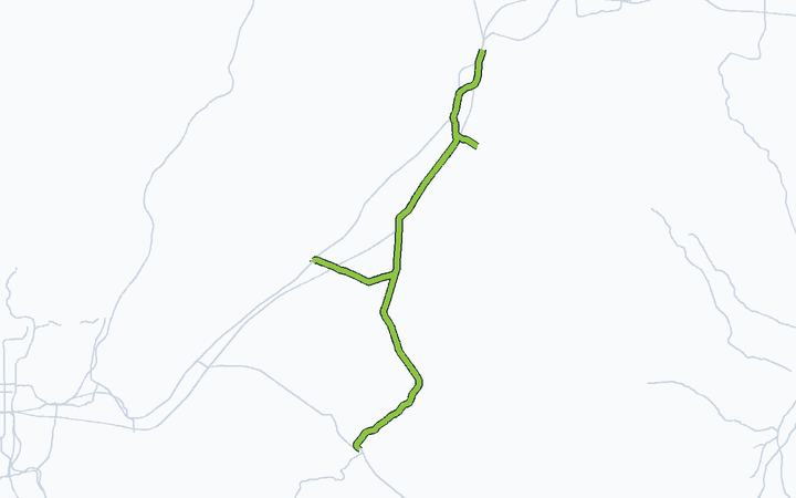 近江鉄道 全線の路線図（近江鉄道）