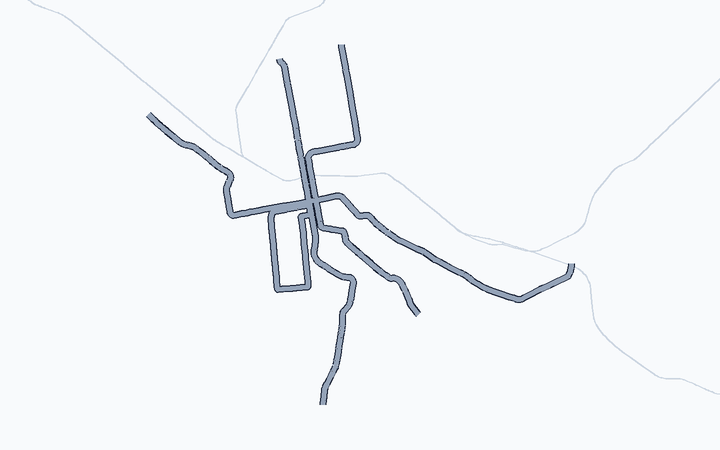 札幌市 軌道線の路線図（札幌市）