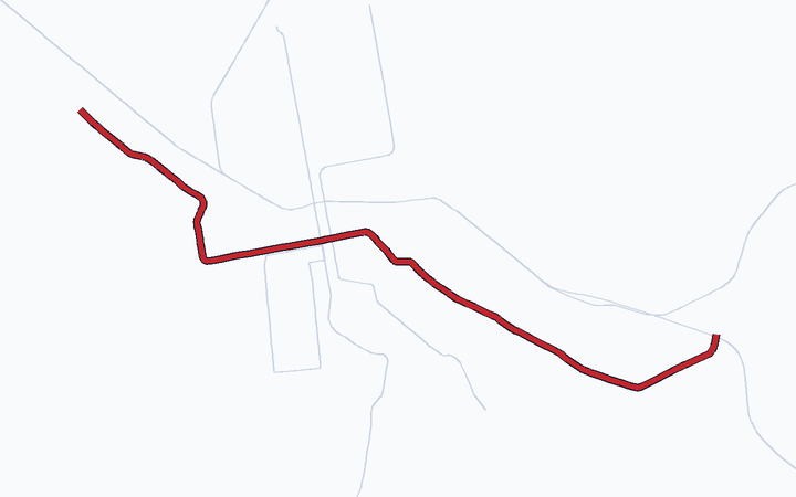 東西線の路線図（札幌市）