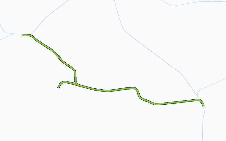 小泉線の路線図（東武鉄道）