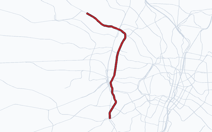 副都心線の路線図（東京地下鉄）