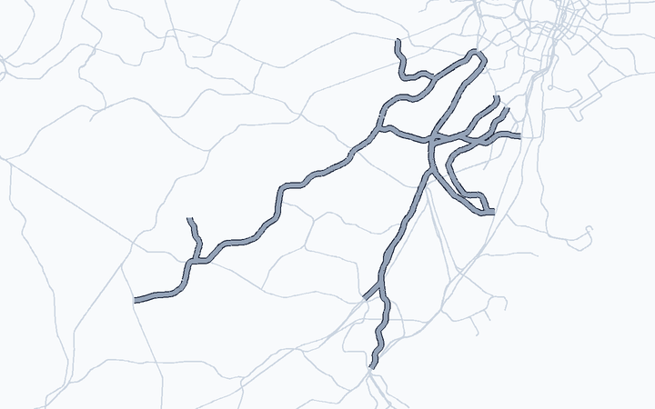 東急電鉄 軌道線の路線図（東急電鉄）