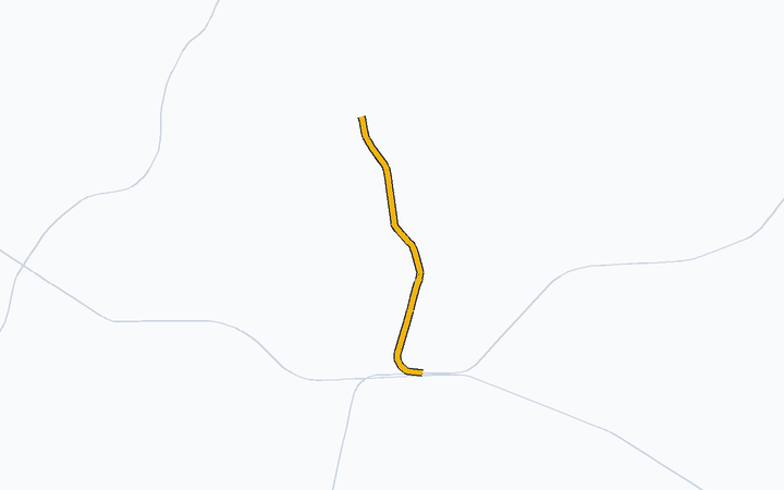 こどもの国線の路線図（東急電鉄）