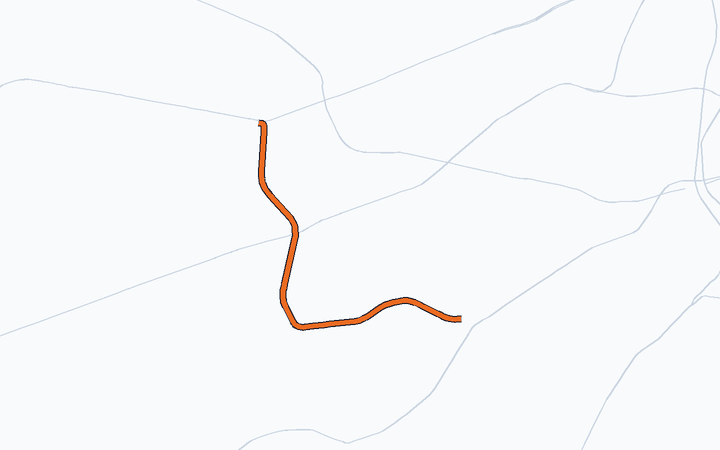 世田谷線の路線図（東急電鉄）