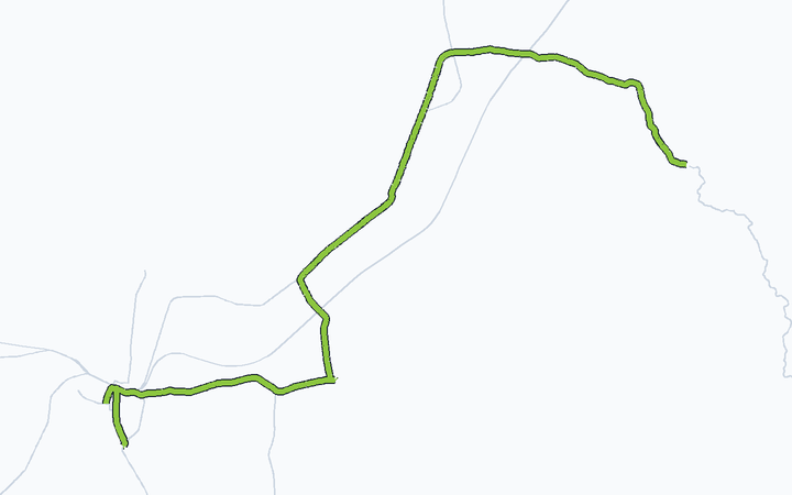 本線の路線図（富山地方鉄道）