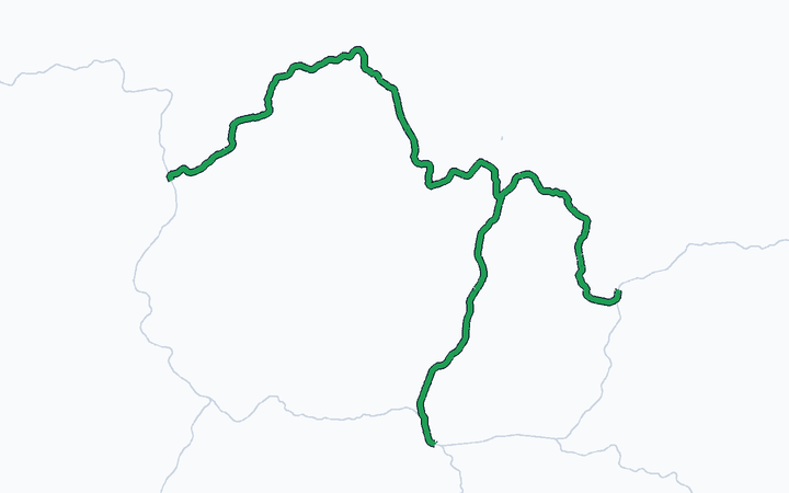 ＷＩＬＬＥＲ ＴＲＡＩＮＳ 全線の路線図（ＷＩＬＬＥＲ ＴＲＡＩＮＳ）