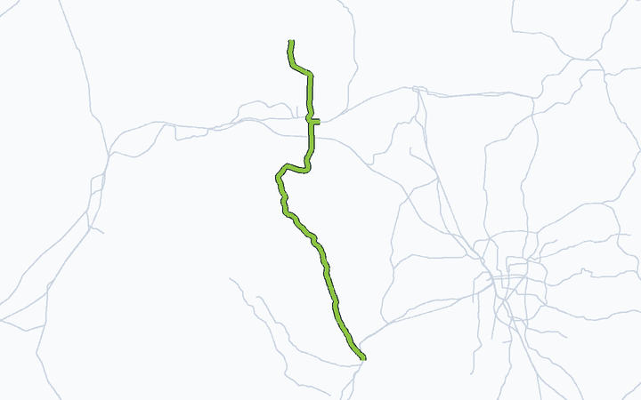 養老鉄道 全線の路線図（養老鉄道）